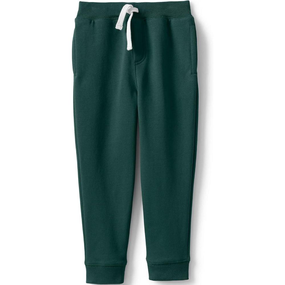 imageLands End School Uniform Kids Jogger SweatpantsEvergreen