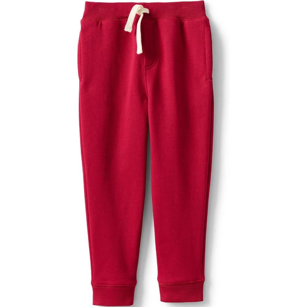 imageLands End School Uniform Kids Jogger SweatpantsRed