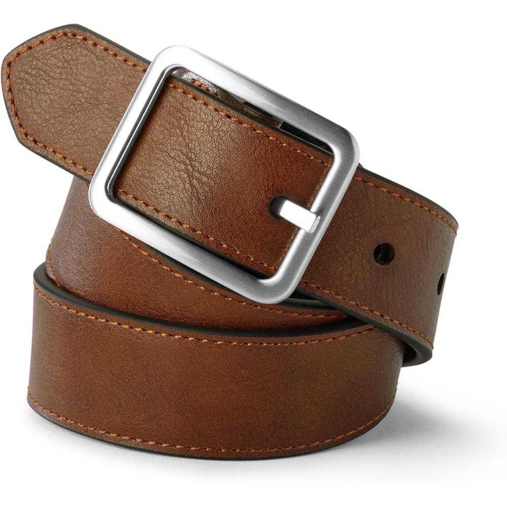 imageLands End School Uniform Kids Reversible BeltBrownBlack