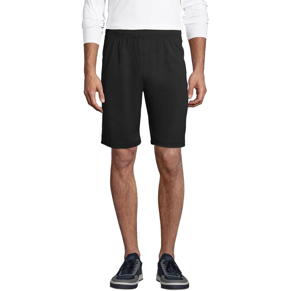 imageLands End School Uniform Mens Mesh Gym ShortsBlack