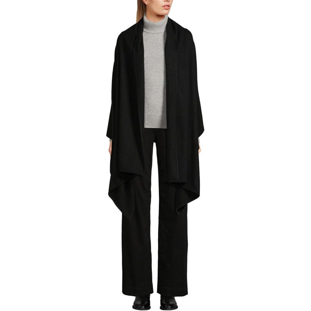 imageLands End Womens CashTouch Shawl WrapBlack