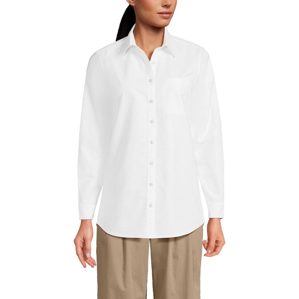 imageLands End Womens Oxford ShirtWhite