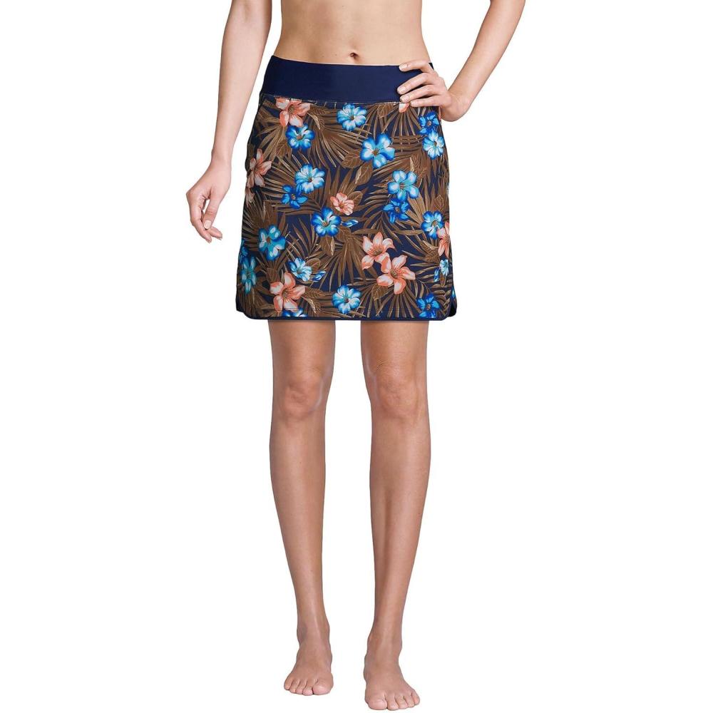 imageLands End Womens Quick Dry Board Skort Swim SkirtMulticolor