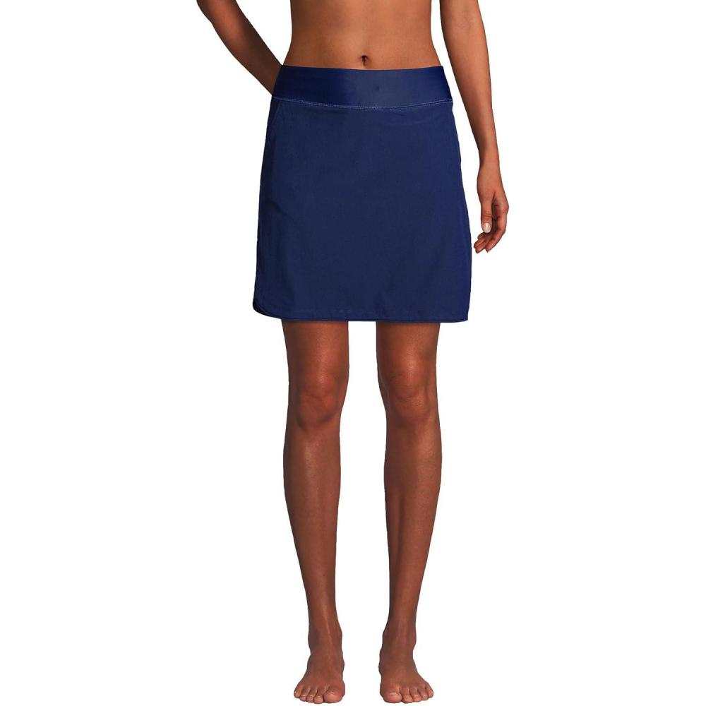 imageLands End Womens Quick Dry Board Skort Swim SkirtNavy
