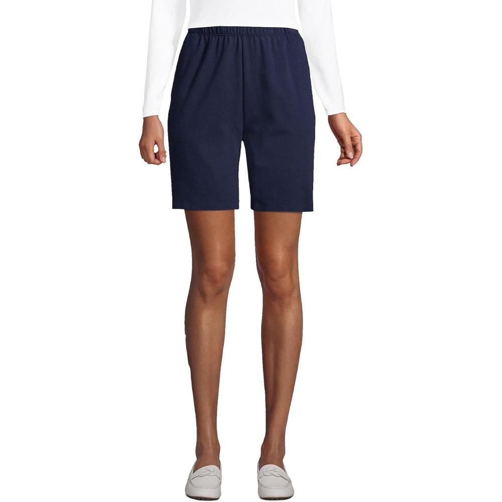 imageLands End Womens Sport Knit High Rise ShortsRadiant Navy