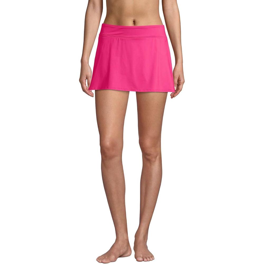 imageLands End Womens Swim Skirt Swim BottomsHot Pink