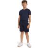 Lands’ End Boys’ Active Adventure UPF 50 Short Sleeve T-Shirt & Short Set (S-XL)(Deep Sea Navy)