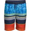 Lands’ End Boys Active Stretch Quick Dry UPF 50 Swim Trunk(Multi Mixed Stripe)