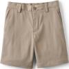 Lands’ End Boys Husky Sport Active Performance Chino Shorts 20 Khaki