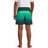 Lands’ End Boys Hydroliner Quick Dry UPF 50 Swim Trunk(Deep Balsam/Wintergreen Ombre)
