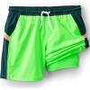 Lands’ End Boys Hydroliner Quick Dry UPF 50 Swim Trunk(Electric Lime)