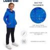 Lands’ End Boys’ Lightweight Packable Insulated Puffer Jacket(Cobalt)