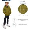 Lands’ End Boys’ Lightweight Packable Insulated Puffer Jacket(Light Olive)