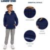 Lands’ End Boys’ Lightweight Packable Insulated Puffer Jacket(Navy)