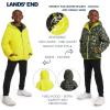 Lands’ End Boys Reversible Faux Sherpa Lined Insulated Puffer Jacket(Evening Primrose)