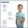Lands’ End Boys’ Soft Cotton Short Sleeve Graphic T-Shirt(Beach Glass)