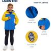 Lands’ End Boys’ Squall Waterproof Fleece Lined Insulated Jacket(Cobalt)