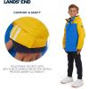 Lands’ End Boys’ Squall Waterproof Fleece Lined Insulated Jacket(Cobalt)