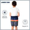 Lands’ End Boys’ Swimwear UPF 50 Comfort Liner Swim Trunks (S-XL)(Dark Blue)