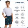Lands’ End Boys’ Swimwear UPF 50 Comfort Liner Swim Trunks (S-XL)(Deep Sea Navy)