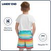 Lands’ End Boys’ Swimwear UPF 50 Comfort Liner Swim Trunks (S-XL)(Ivory)