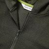 Lands’ End Boys Texture Knit Zip Up Hoodie(Midnight Olive)