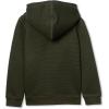 Lands’ End Boys Texture Knit Zip Up Hoodie(Midnight Olive)