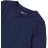 Lands’ End Boys Thermal Base Layer Long Underwear Thermaskin Crew Neck Shirt(True Navy)