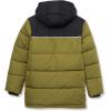 Lands’ End Boys Water Resistant Sherpa Lined Coat(Light Olive/Black)