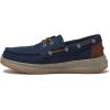 Lands’ End Canvas Boat Shoes Men, Deck Shoes Mens Boat Shoes Slip Ons – Navy Blue, Tan Brown or Grey Mens Casual Shoes, Size 8-13(Classic Navy)