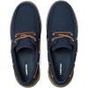 Lands’ End Canvas Boat Shoes Men, Deck Shoes Mens Boat Shoes Slip Ons – Navy Blue, Tan Brown or Grey Mens Casual Shoes, Size 8-13(Classic Navy)