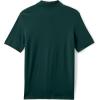 Lands’ End Essentials Men’s Long Sleeve All Day Comfort Polo Shirt – 100% Cotton Won’t Shrink Pill Fade(Evergreen)