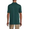 Lands’ End Essentials Men’s Long Sleeve All Day Comfort Polo Shirt – 100% Cotton Won’t Shrink Pill Fade(Evergreen)