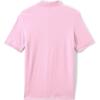 Lands’ End Essentials Men’s Long Sleeve All Day Comfort Polo Shirt – 100% Cotton Won’t Shrink Pill Fade(Ice Pink)