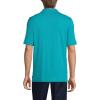 Lands’ End Essentials Men’s Long Sleeve All Day Comfort Polo Shirt – 100% Cotton Won’t Shrink Pill Fade(Teal Breeze)