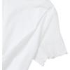 Lands’ End Girls Flutter Eyelet Sleeve Top(White)