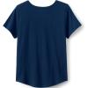 Lands’ End Girls Graphic Tee(Deep Sea Navy Unicorn)