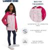 Lands’ End Girls’ Squall Waterproof Fleece Lined Insulated Jacket(Pink)