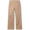 Lands’ End Girls Woven Pull On Utility Cargo Pants(Cornstalk Khaki)