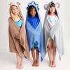Lands’ End Kid Hooded Towel Triceratops 27″ x 50″(Triceratops)