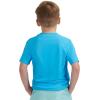 Lands’ End Kids Boys and Girls Swimwear UPF 50 Short Sleeve Rash Guard Shirt (XXS-XL)(Malibu Blue)