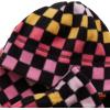 Lands’ End Kids Cozy Fleece Hat-Scarf-Gloves Set(Gradient Check/Raspberry)