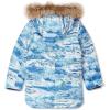 Lands’ End Kids Expedition Waterproof Winter Down Parka(Blue Arctic Mountain)