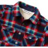 Lands’ End Kids Flannel Shacket(Classic Navy/Red Plaid)