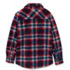 Lands’ End Kids Flannel Shacket(Classic Navy/Red Plaid)