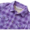 Lands’ End Kids Flannel Shacket(Purple Plaid)