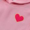 Lands’ End Kids Fleece Pullover Hoodie(Sweetheart/Desert Rose)