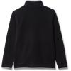 Lands’ End Kids Fleece Quarter Zip(Black/Light Black)