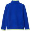 Lands’ End Kids Fleece Quarter Zip(Bright Blue Galaxy)