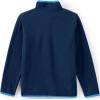 Lands’ End Kids Fleece Quarter Zip(Navy Ikat)